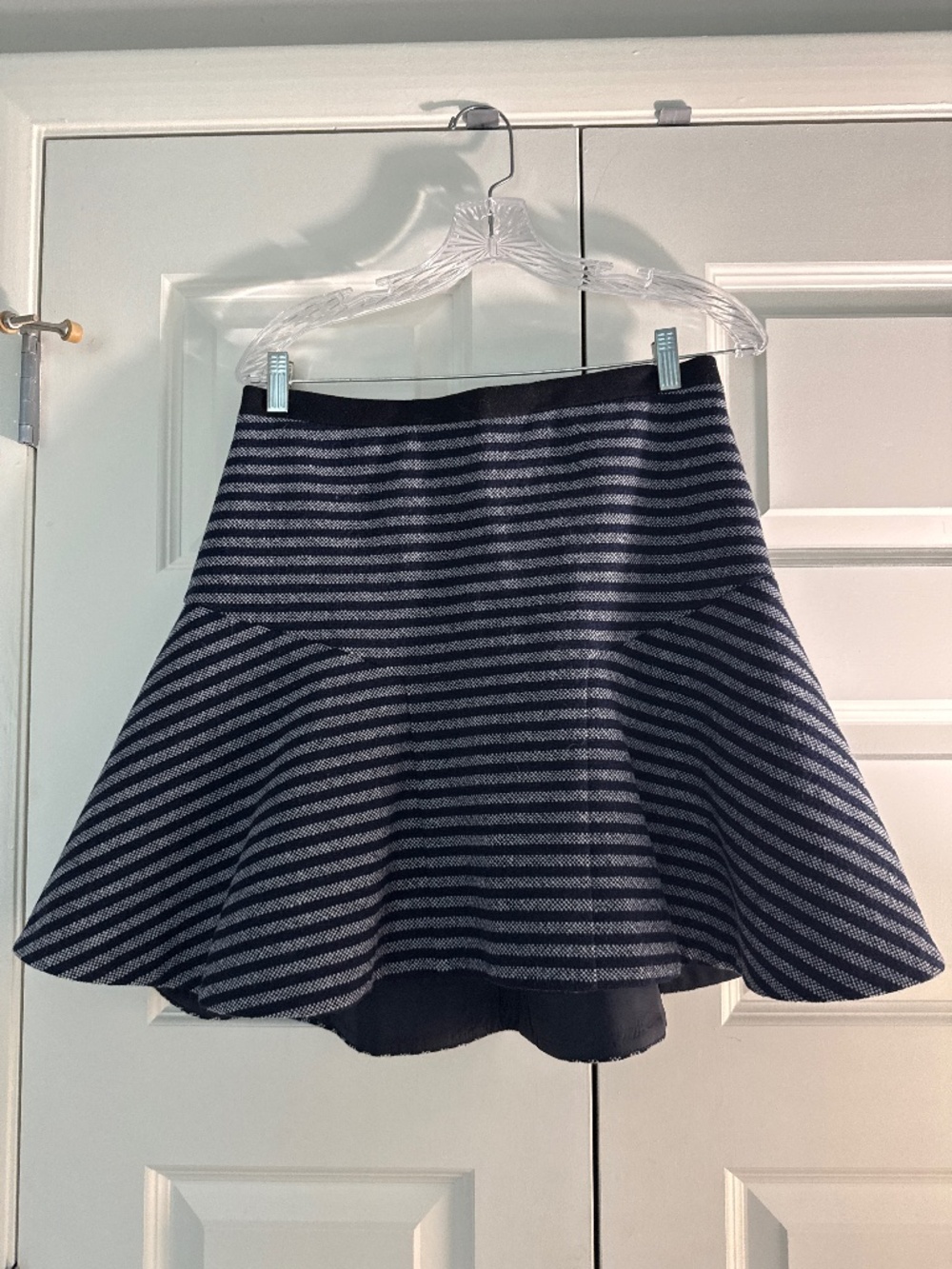 J. Crew Navy Wool Skirt